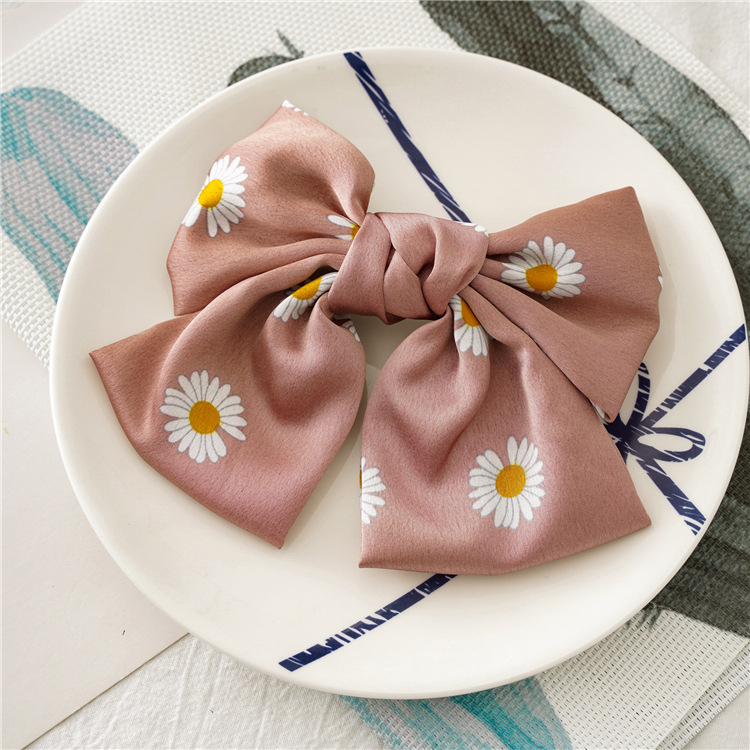 [HOT] 1 Nơ Cài Tóc Tiểu Thư Hoa Cúc Hàn Quốc Giá Gốc