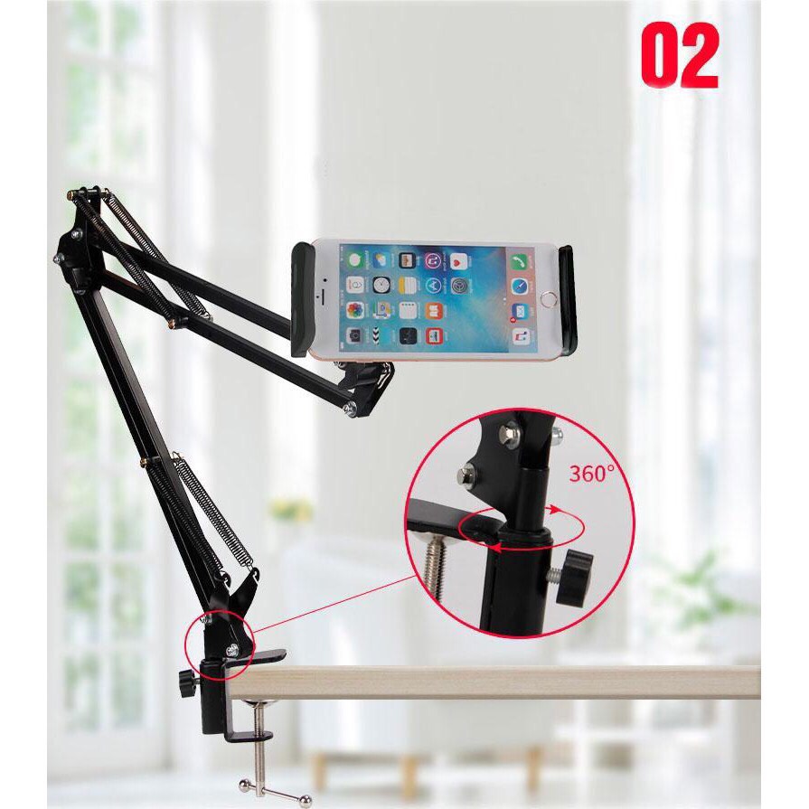 [HCM]Chân kẹp giá đỡ ipad điện thoại