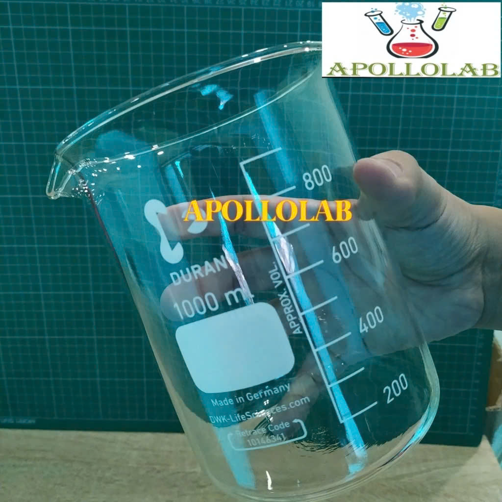 [Hãng Duran- Đức] Cốc thủy tinh có mỏ 600ml 1000ml