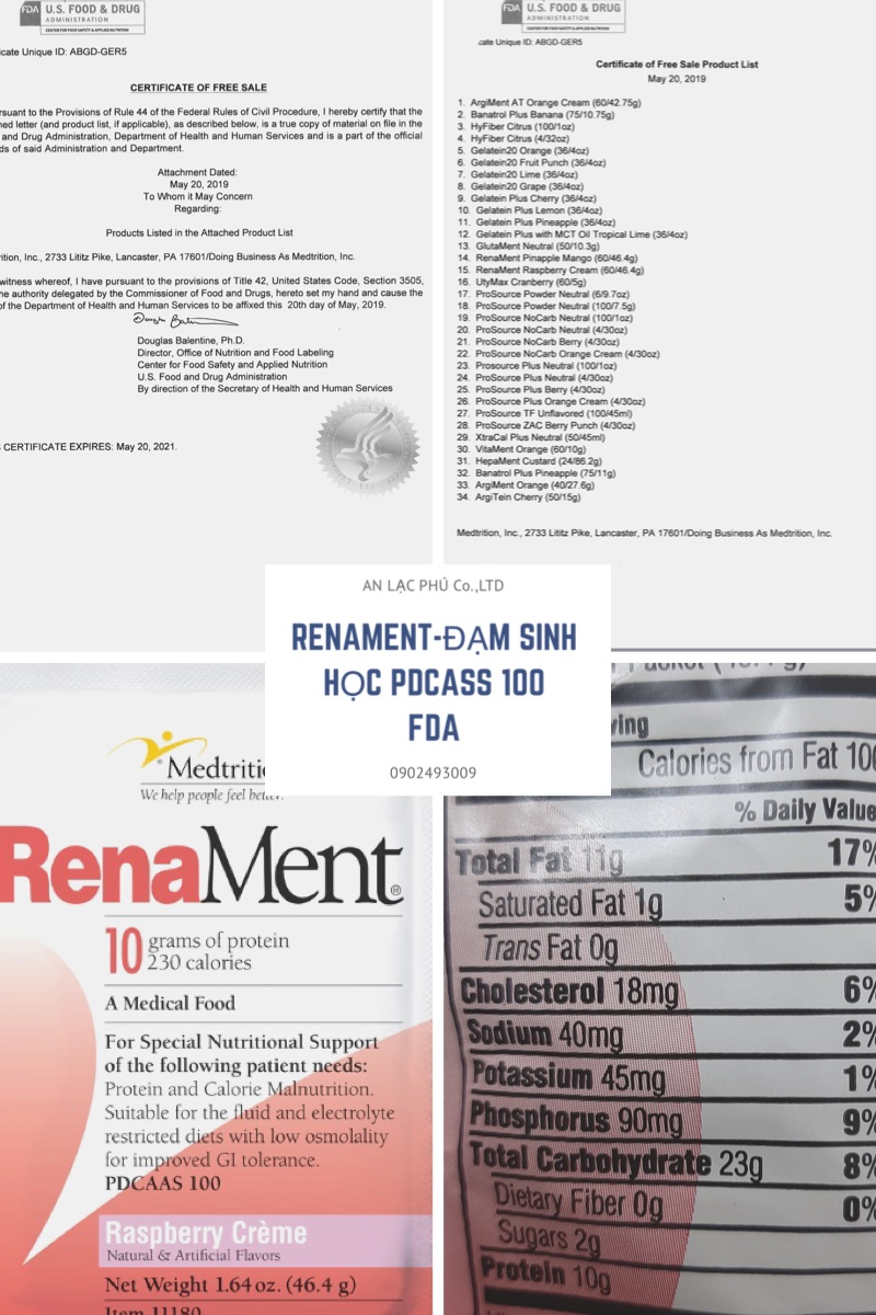[HCM]Sữa Renament-dinh dưỡng cho người suy thận