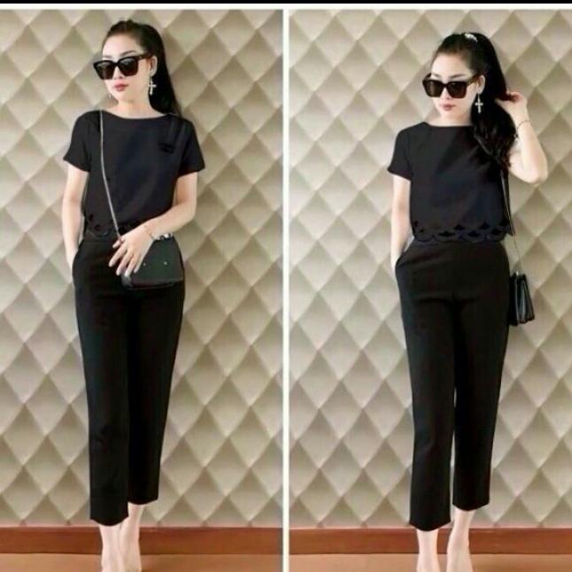 Set áo thun+ quần ống rộng