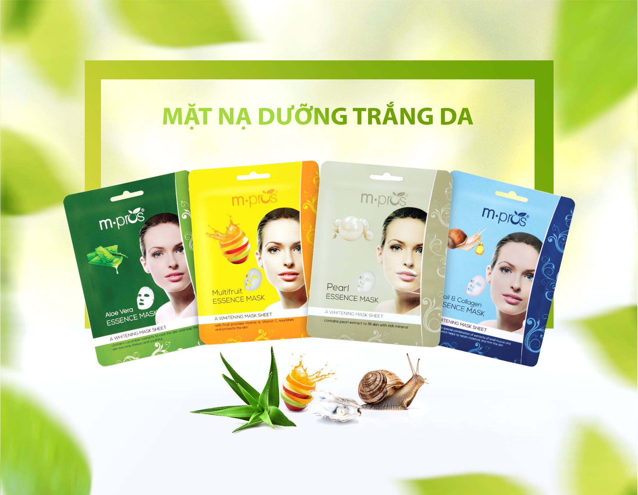 [HCM]Mặt Nạ Dưỡng Da Ngọc Trai MPROS 35g