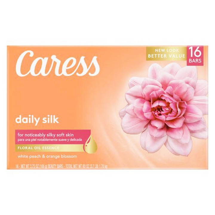 (HCM)Xà bông cục Caress Daily Silk siêu thơm - Mỹ