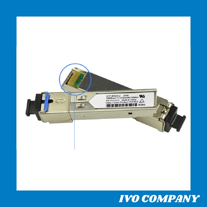 [HCM]Module SFP SC 1FO 1.25Gbps Single Mode Single Fiber