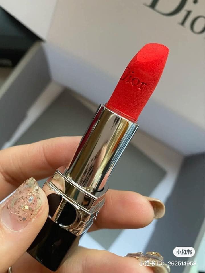 [Mini Full Box] Son Rouge 999 Velvet Mới 2021.