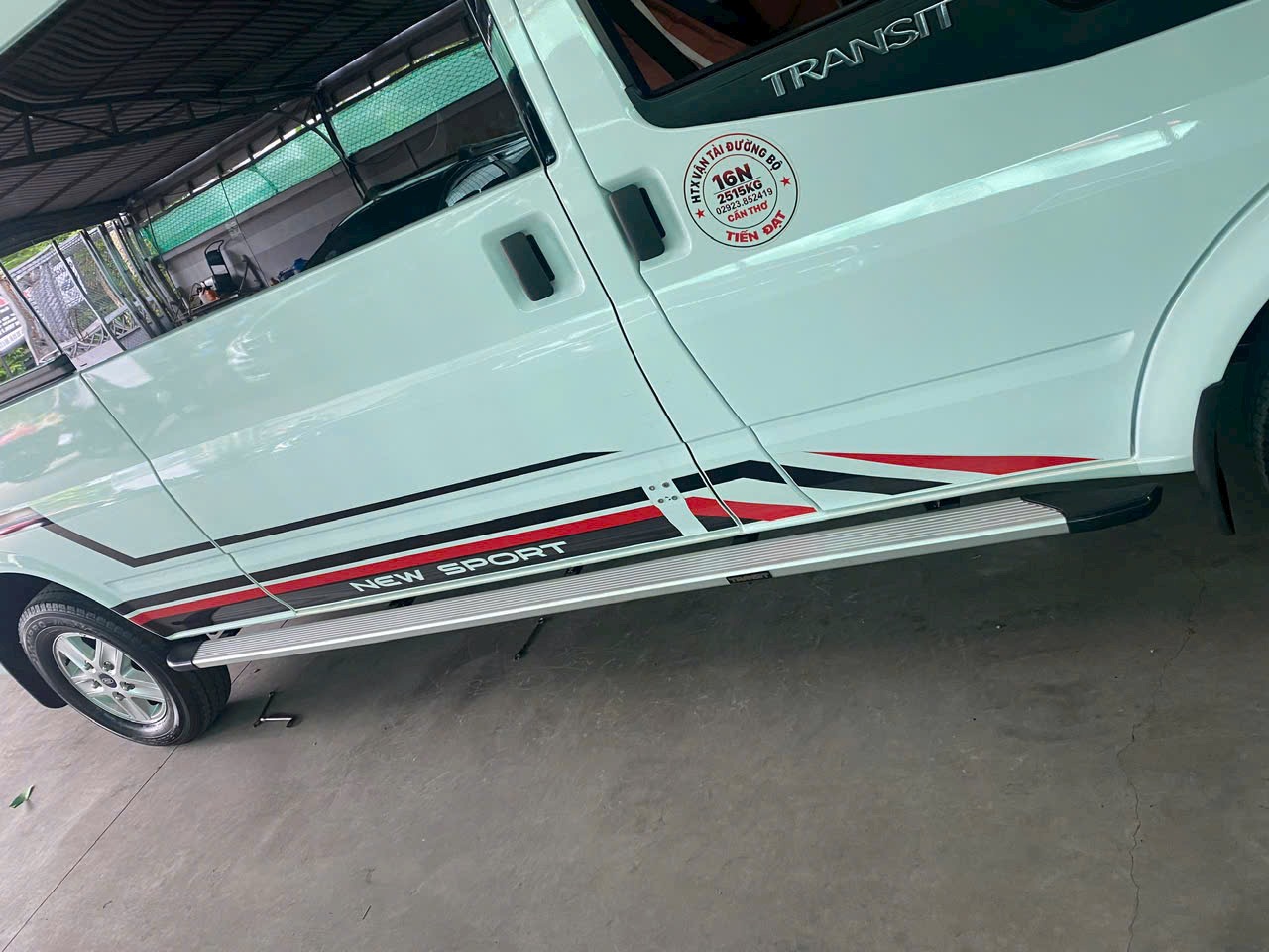 Bậc bước ngoài (NHÔM ĐÚC) FORD Transit