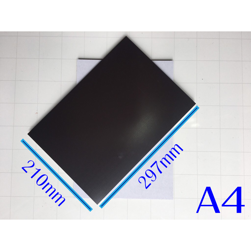 Nam châm lá có sẵn keo tiện ích cỡ 0,5 mm, cỡ a4, a5