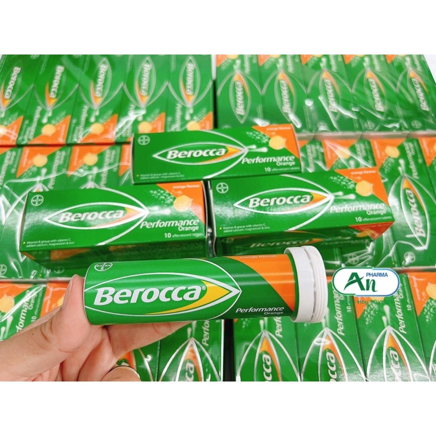 [CHÍNH HÃNG] Viên Sủi Berocca vị cam / vị xoàip