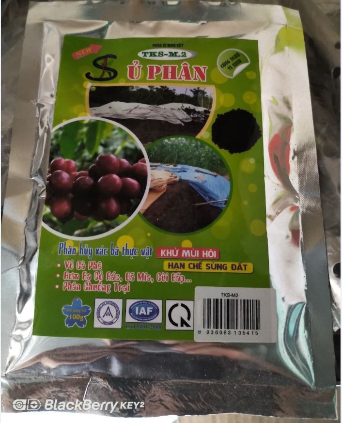 Chế phẩm VI SINH VẬT TKS-M2 -ủ phân hữu cơ TKS M2 Ủ PHÂN