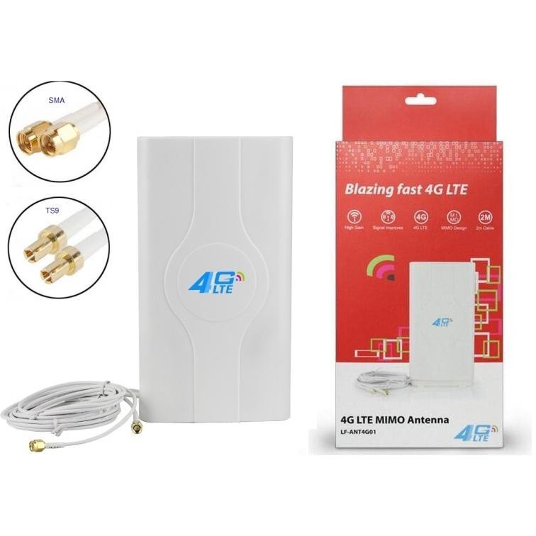 Ăng ten thu sóng 3g/4g 72 dbi crc9 sma ts9