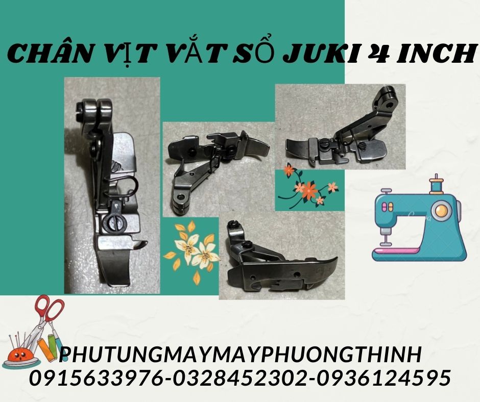 Chân vịt vắt sổ juki 4 inch