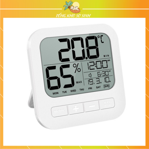 Giá bán Nhiệt ẩm kế điện tử đo nhiệt độ và độ ẩm trong phòng, bảo hành 1 tháng, đồng hồ đo nhiệt độ, máy đo nhiệt độ điện tử, đo nhiệt độ phòng, nhiet ke điện tử, máy đo nhiệt độ