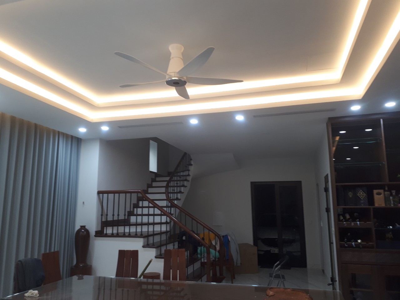 [Trả góp 0%][ Hình lắp đặt thực tế] Quạt trần Panasonic 5 cánh F-60XDN (có điều khiển)