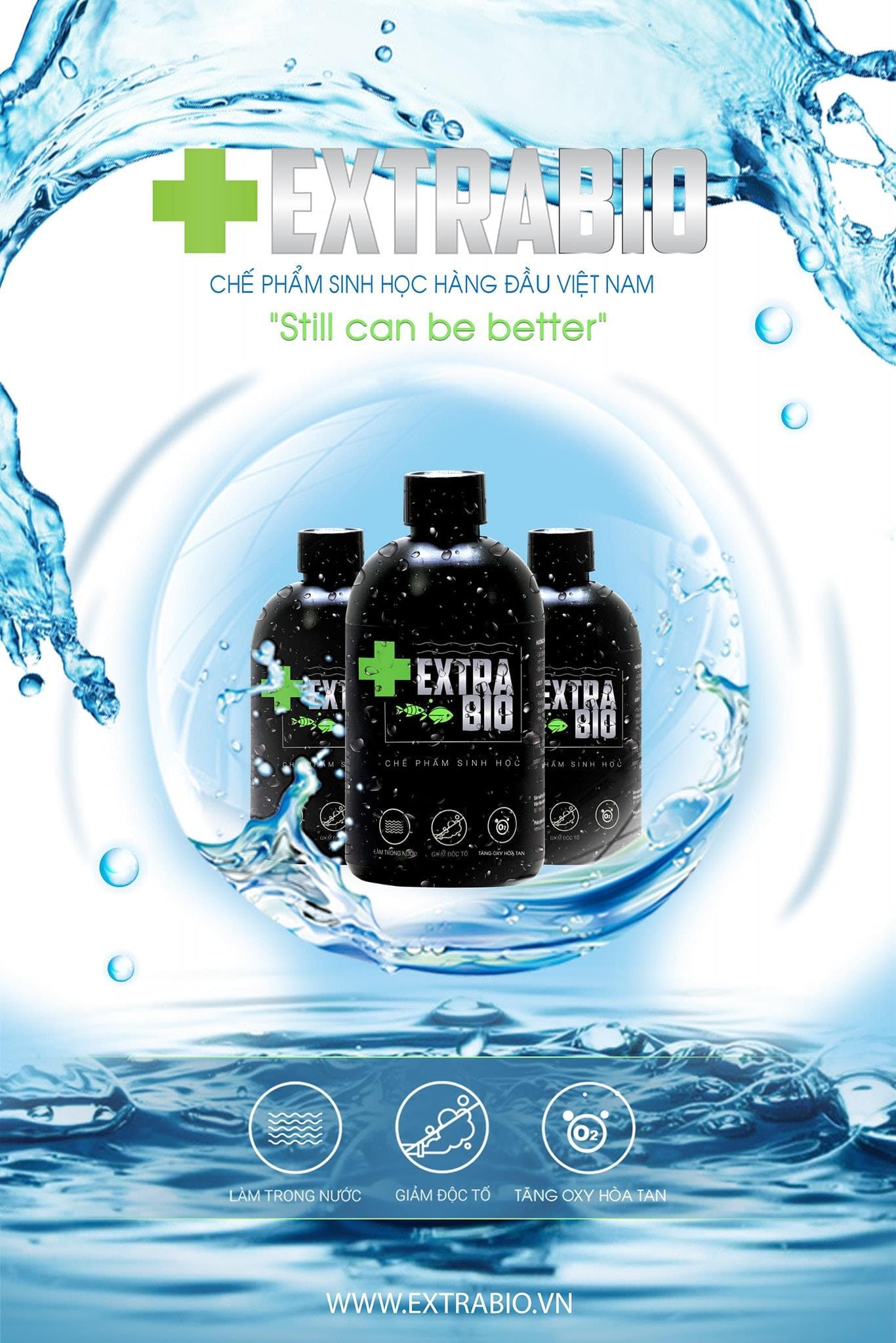 Men Vi Sinh Extra bio 1000ml cao cấp cho cá cảnh, thủy sinh