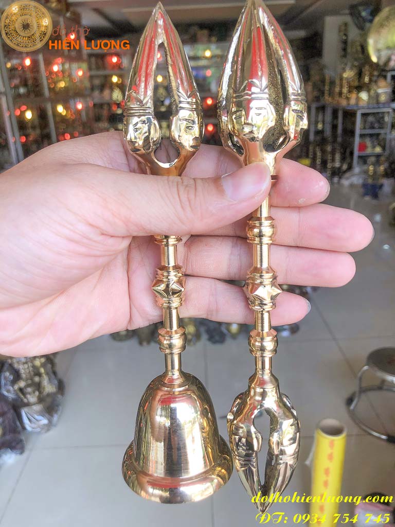 Brass charm (copper Cang Bell set) 20cm long