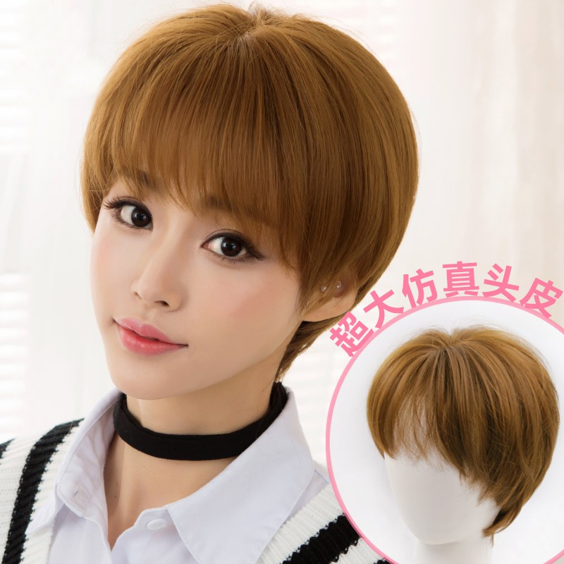 Tóc Giả Tomboy Đủ Màu Tặng Lưới Trùm