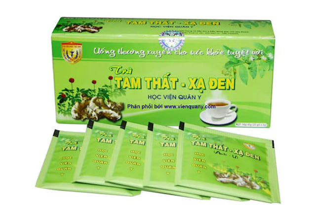 TRÀ TAM THẤT XẠ ĐEN - Học viện quân y.