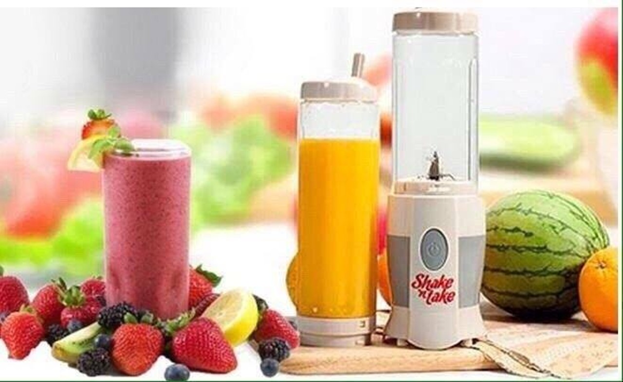 Máy xay sinh tố mini  SHAKE N TAKE loại 2 cối
