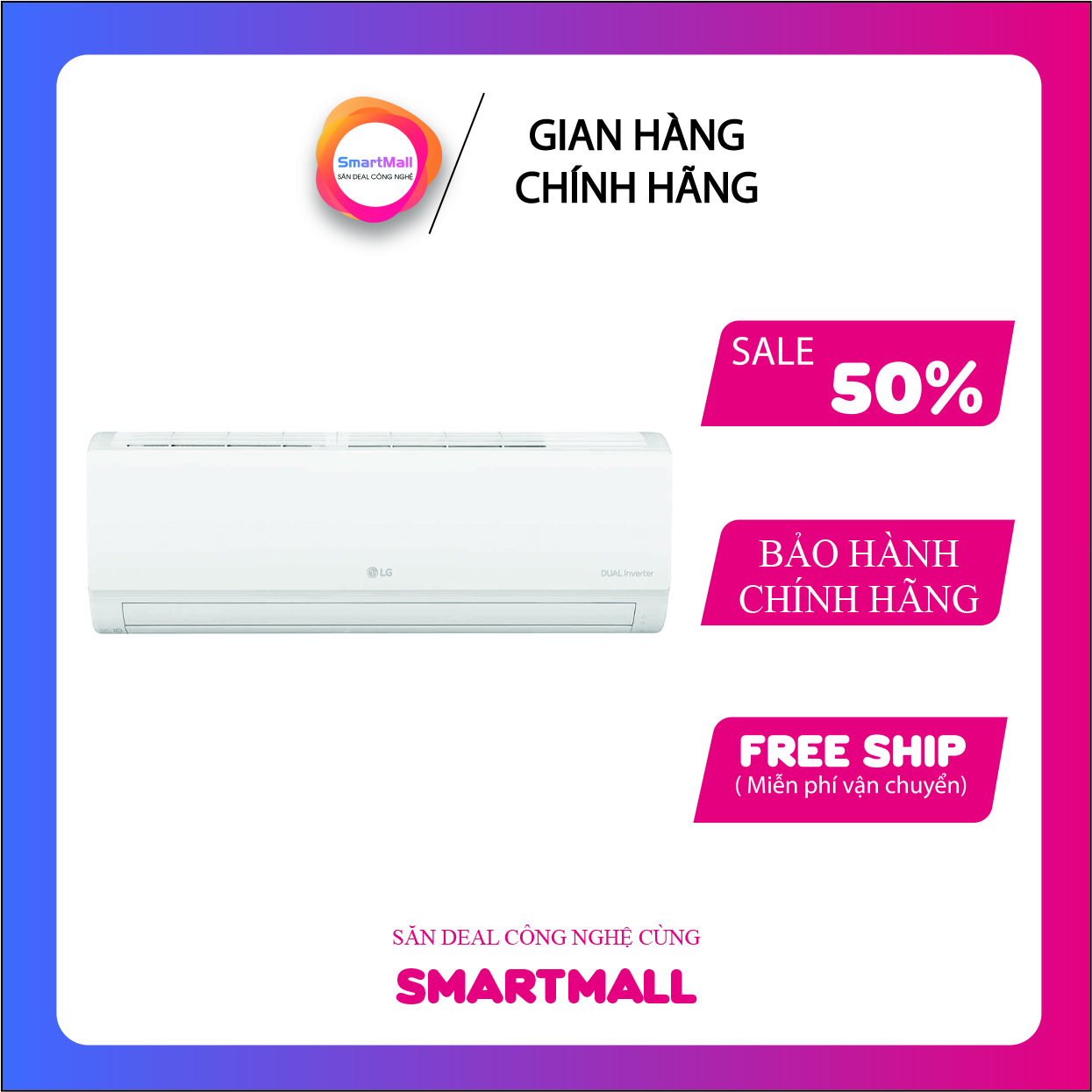 Máy lạnh lg inverter 1 hp v10win1 làm lạnh nhanh, tiết kiệm điện, vận hành êm