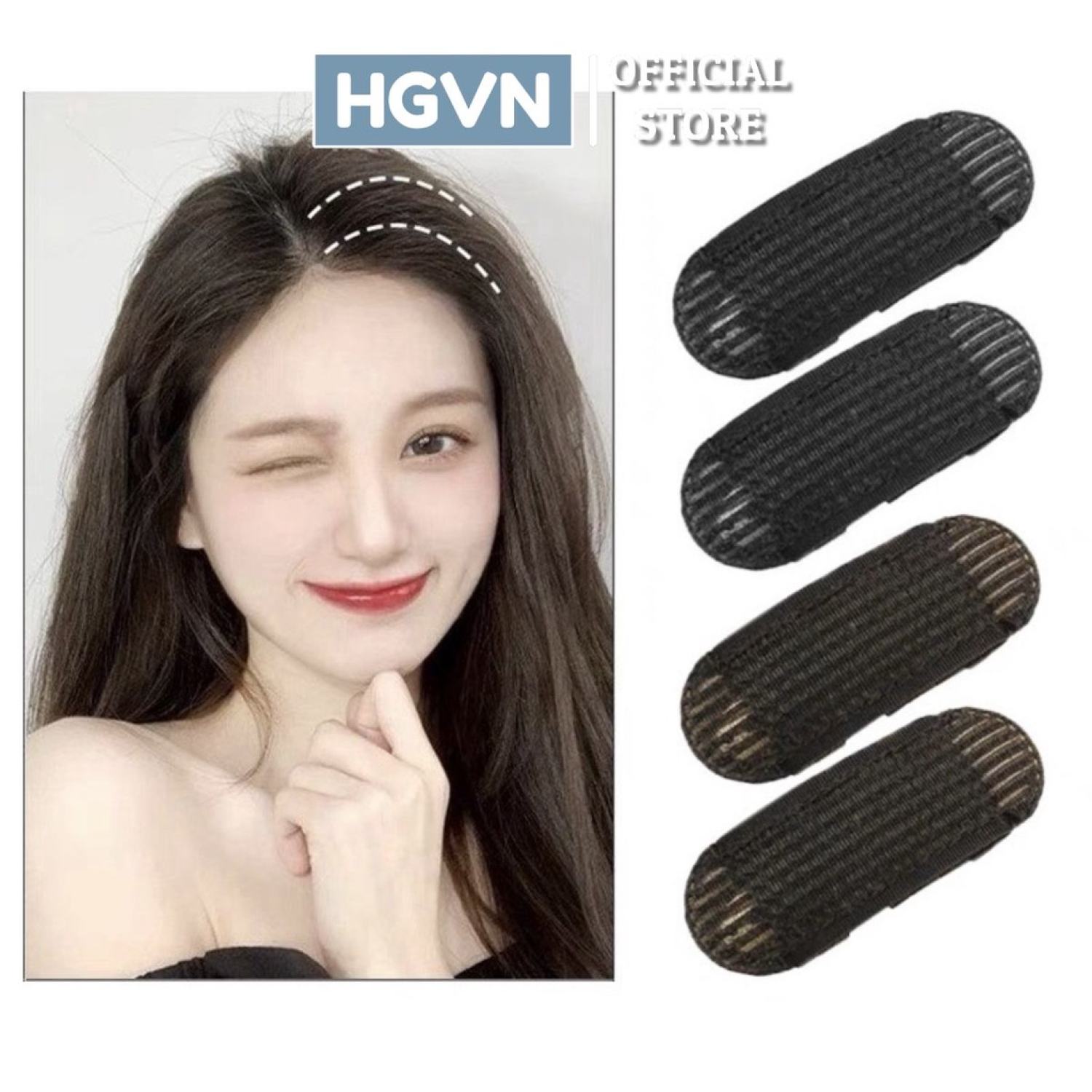 Set 2 kẹp độn phồng tóc mái nhật bản hgvn #46
