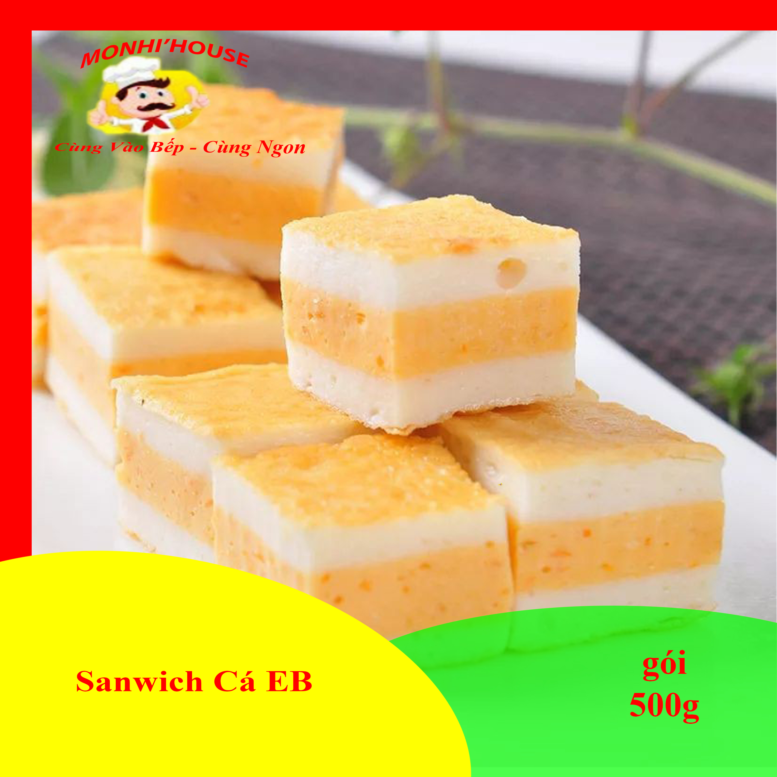 100g cá hồi sandwich eb siêu ngon