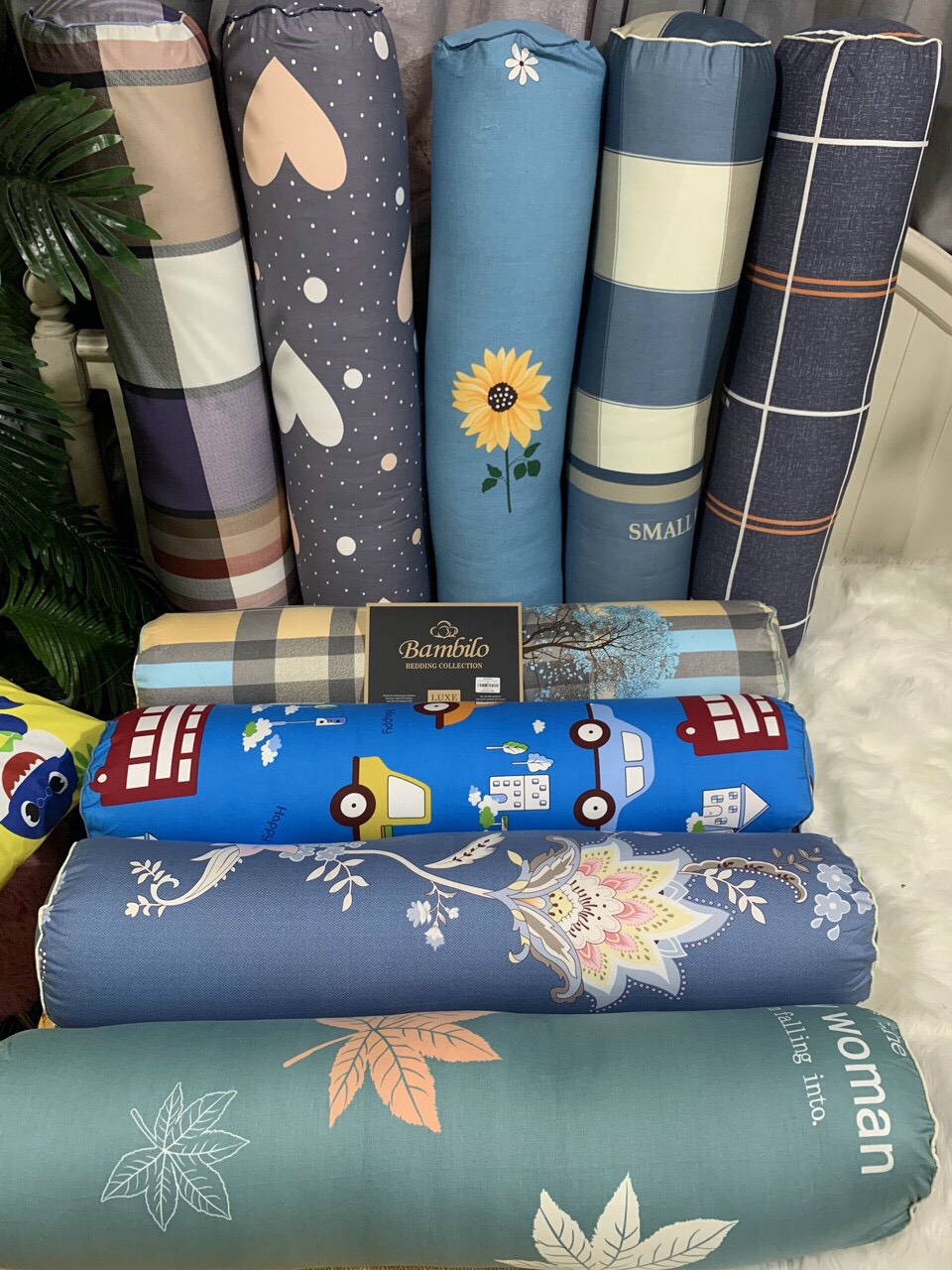 gối ôm vải cottong kích thước đại