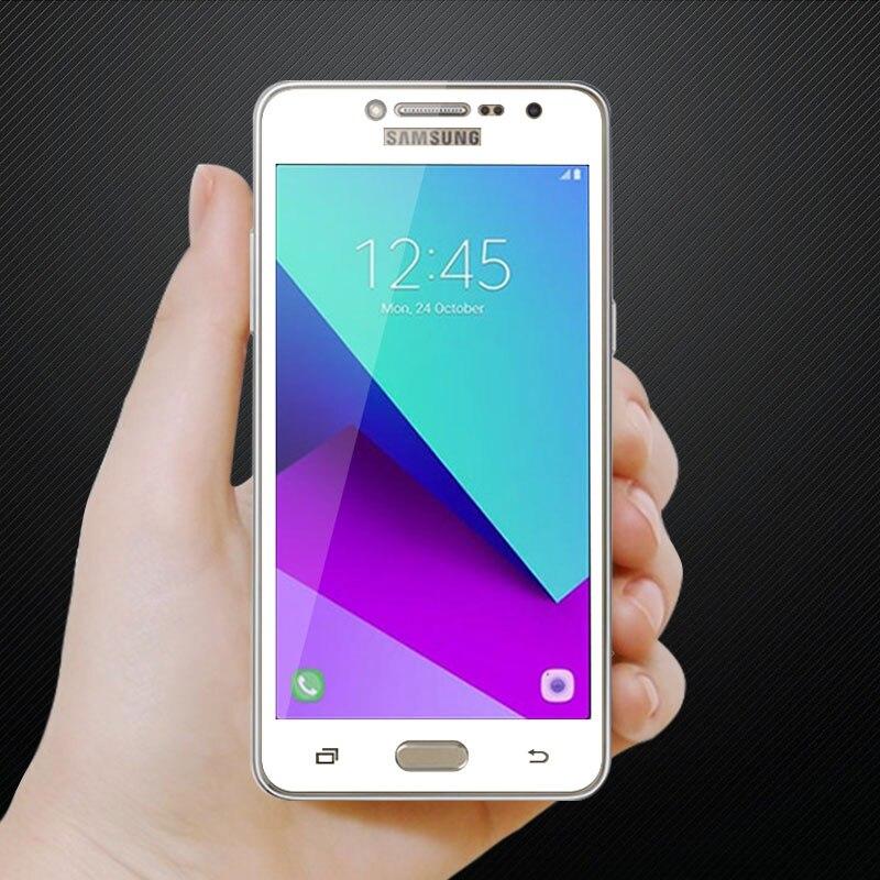Full Screen Tempered Glass for Samsung Galaxy J2 Prime (White)