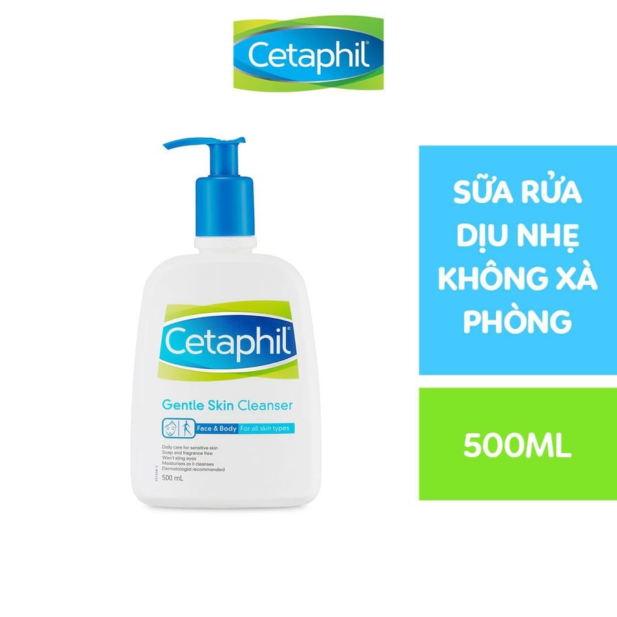 Sữa rửa mặt  Cetaphil Gentle Skin Cleaner 500ml