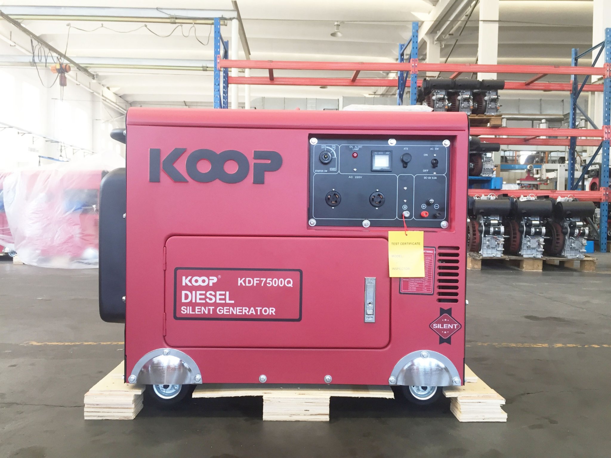 Máy Phát Điện Chạy Dầu 5kVA Koop KDF7500Q