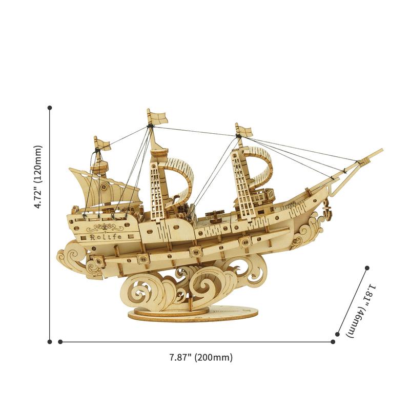 Mô hình lắp ráp 3D bằng gỗ - Robotime
