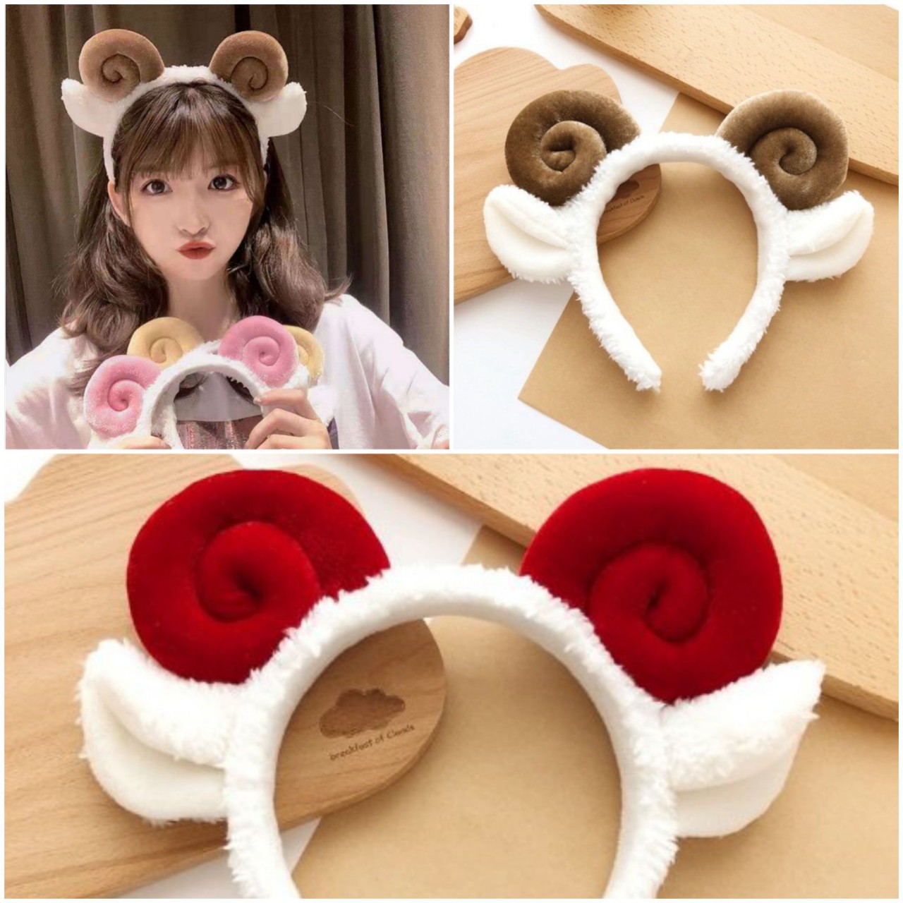Bờm cài tóc Chimi PK028, bờm cute cua mắt lồi, cá mập, cà rốt,