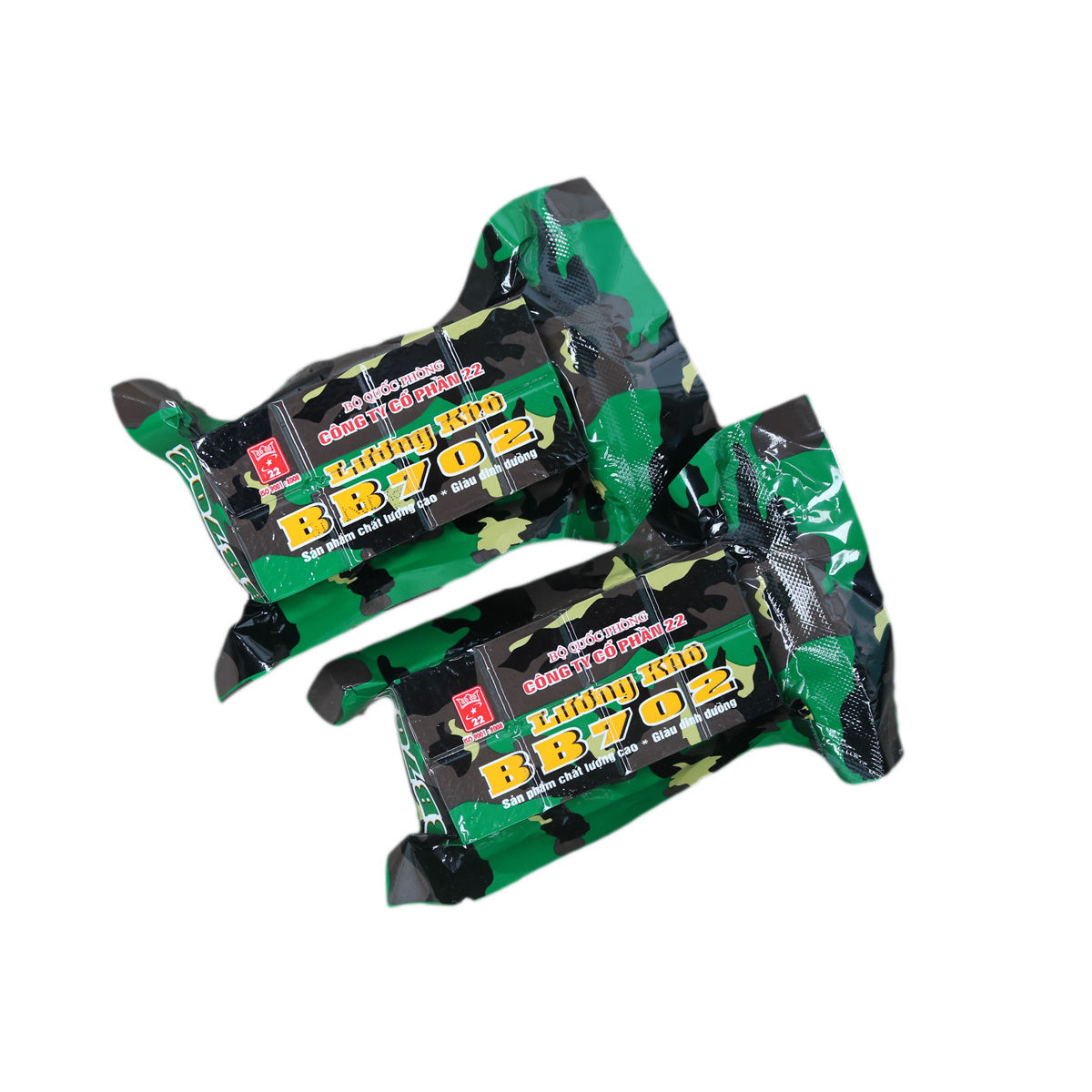 2 gói lương khô BB702 - Lương khô Quân Đội