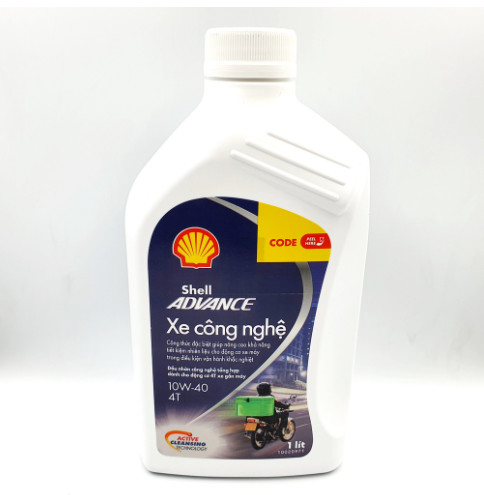 Nhớt tổng hợp dành cho xe số Shell Advance xe công nghệ 800ml