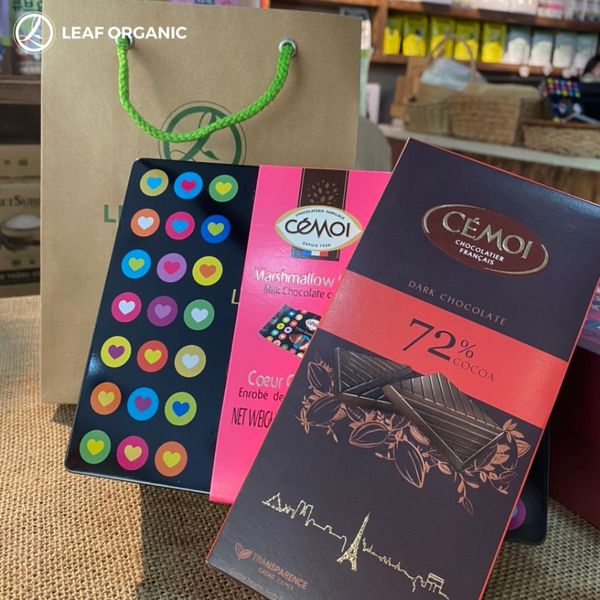 Socola đen cacao dạng thanh Cémoi - Leafhouse hcm