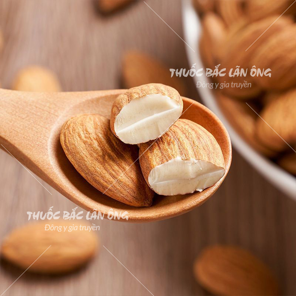 Hạt hạnh nhân 500g, hạt dưỡng dưỡng, nguyên liệu nấu sữa hạt, granola ăn kiêng, tốt cho tim mạch