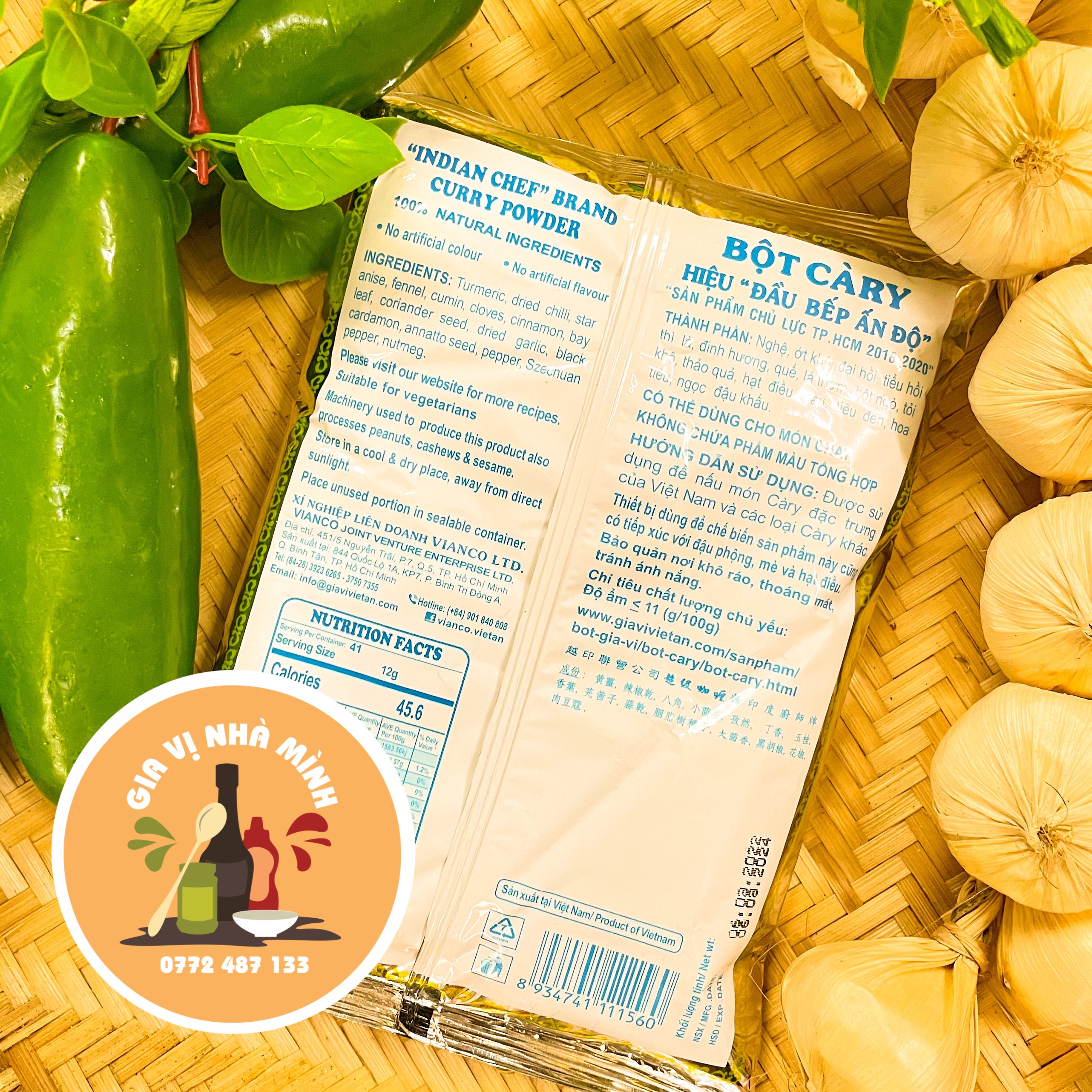 BỘT CARI HIỆU ÔNG GIÀ ẤN 100GR - 500GR