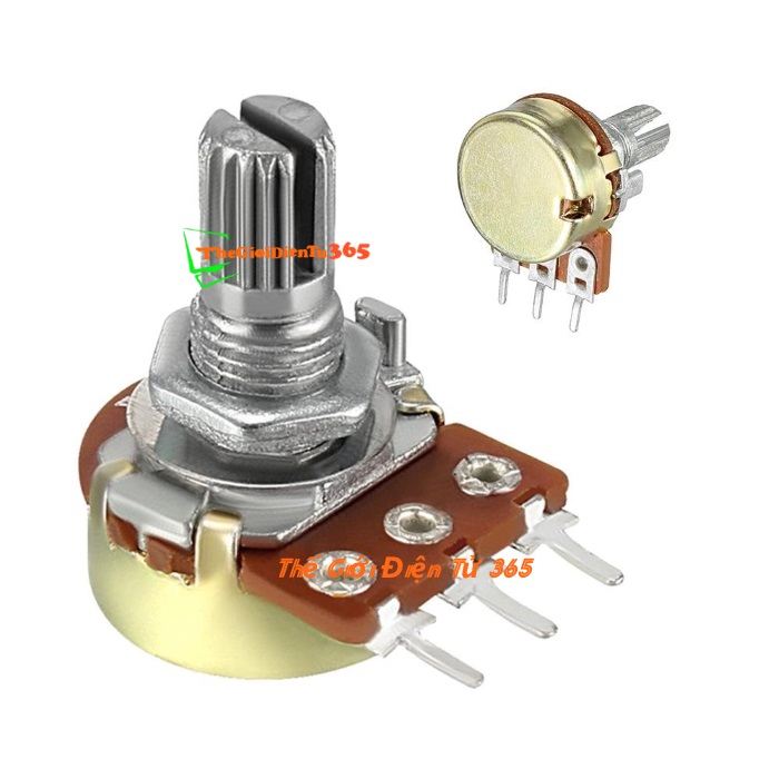 5 Chiết Áp Bi Đơn 100k Ohm B100K