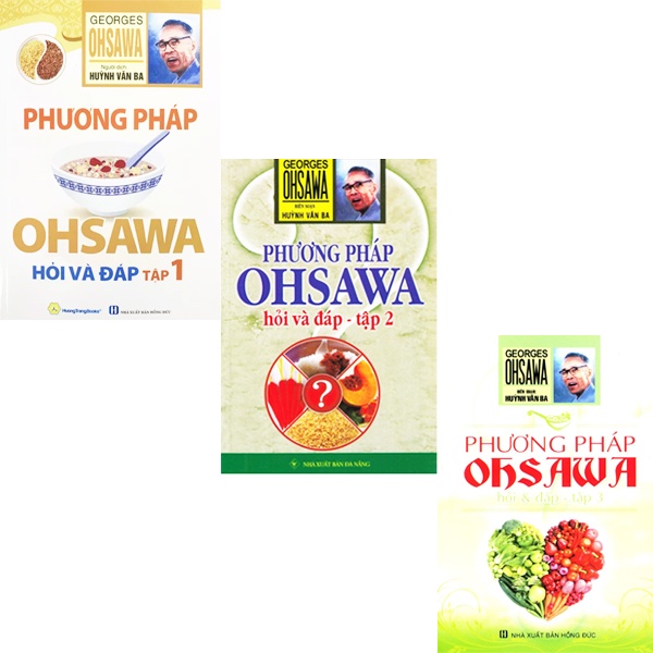 Combo Phương Pháp Ohsawa - Hỏi Và Đáp (Bộ 3 Tập)