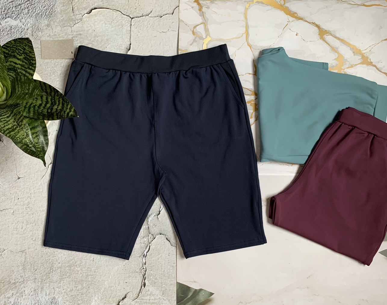 Quần short ngố nữ thun 4 chiều mềm mịn