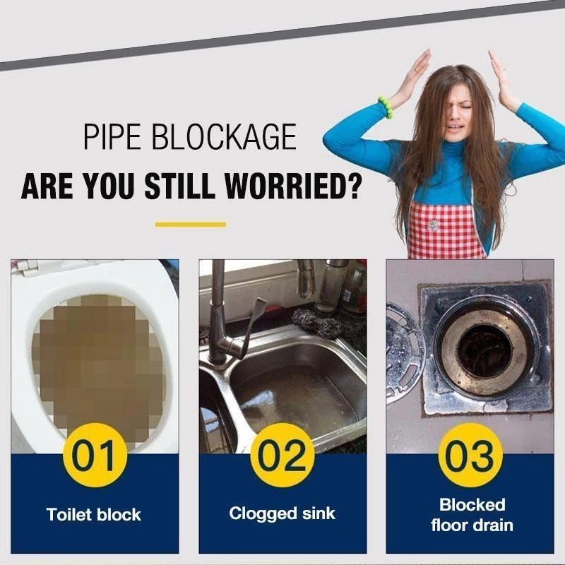 Original Pipeline dredging agent Household Wild Tornado Powerful Sink&Drain Cleaner Quick Foaming Chemical powder agents for cleaning kitchen and toilet pipeline dredging