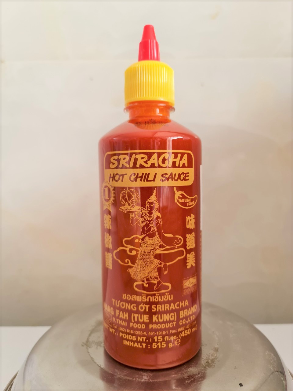 515g Tương ớt đỏ Nang Fah Thailand TUE KUNG Sriracha Hot Chili Sauce halal