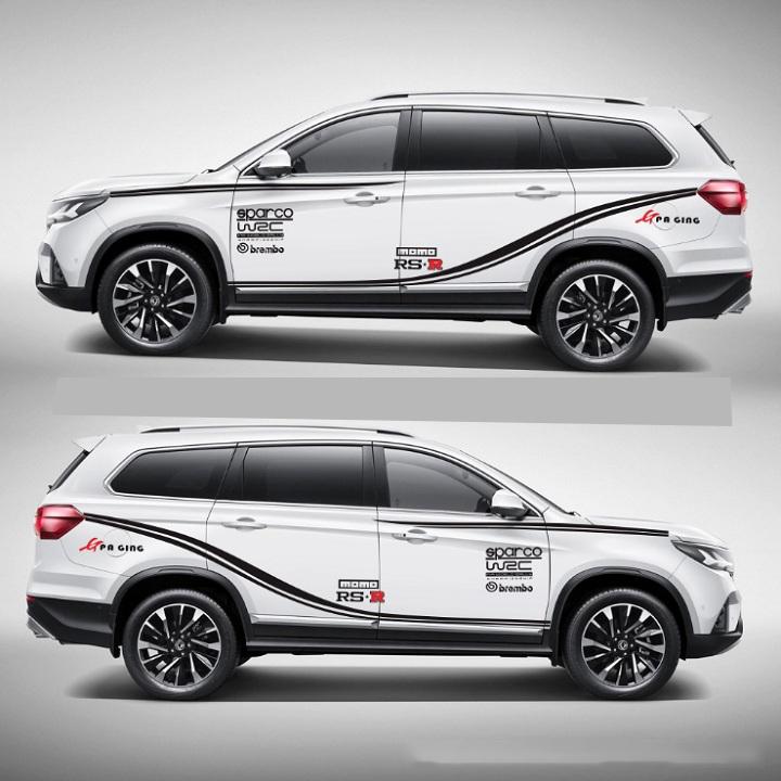 [HCM]Tem xe ô tô phong cách thể thao TS029