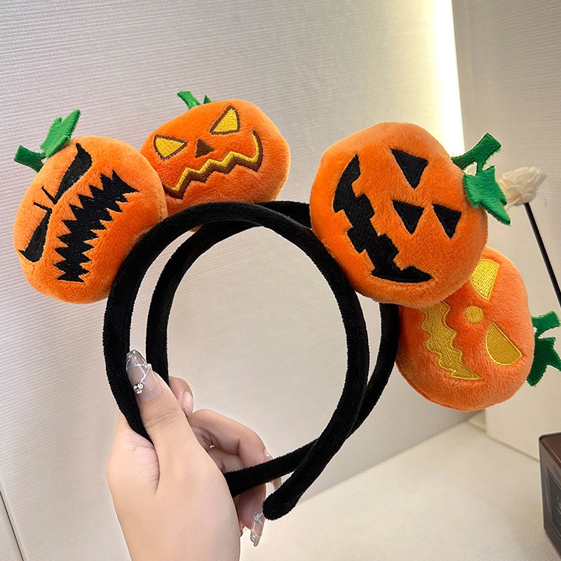CC04 cài tóc nữ băng đô bờm tóc trái bí Halloween 🎃 nhiều mẫu