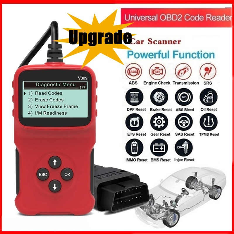 Phụ Kiện Xe Hơi, Máy Quét Công Cụ Chẩn Đoán Đầu Đọc Mã Xe Hơi OBD2 Phổ Thông
