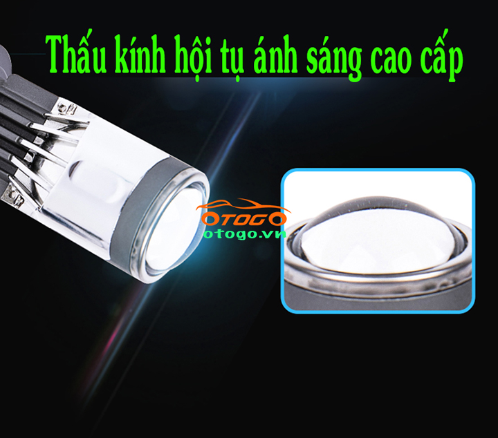 Đèn Led Bi Cầu Mini G7 Chân H4 - 55W Siêu Sáng IPHCAR
