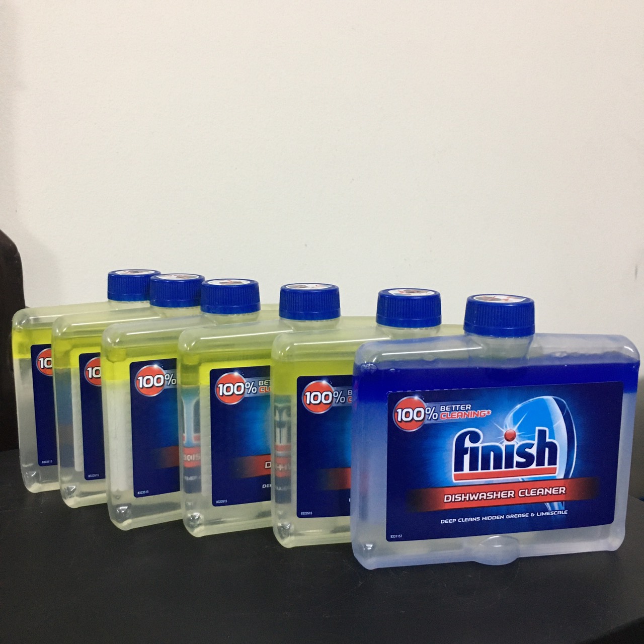Nước vệ sinh bảo trì máy rửa bát chén Finish 250ml