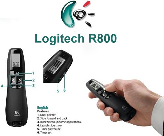 Bút trình chiếu Laser R800