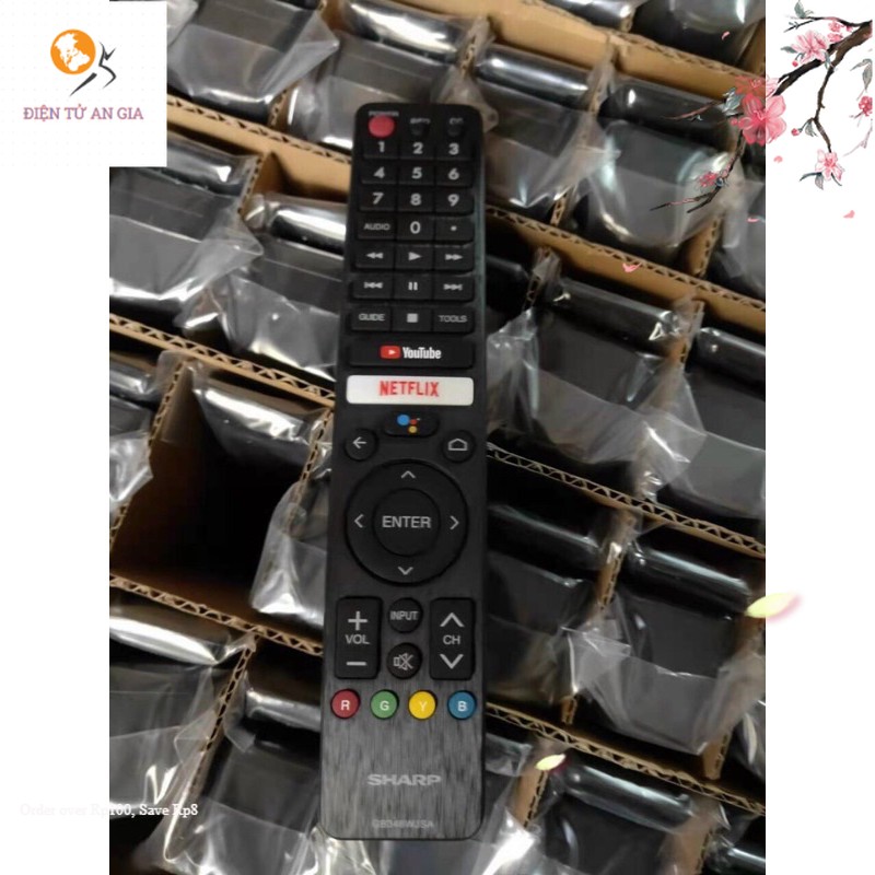 Remote Giọng Nói Tivi Sharp,Điều Khiển Giọng Nói Tivi Sharp, Điều Khiển Tivi Sharp Giọng Nói.