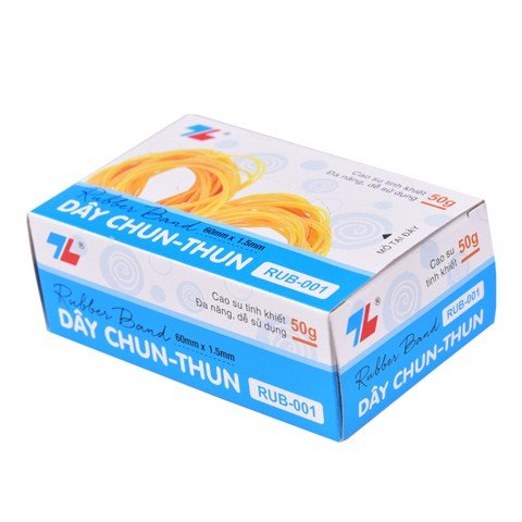 Hộp Dây chun thun Thiên Long 50 gram RUB-001