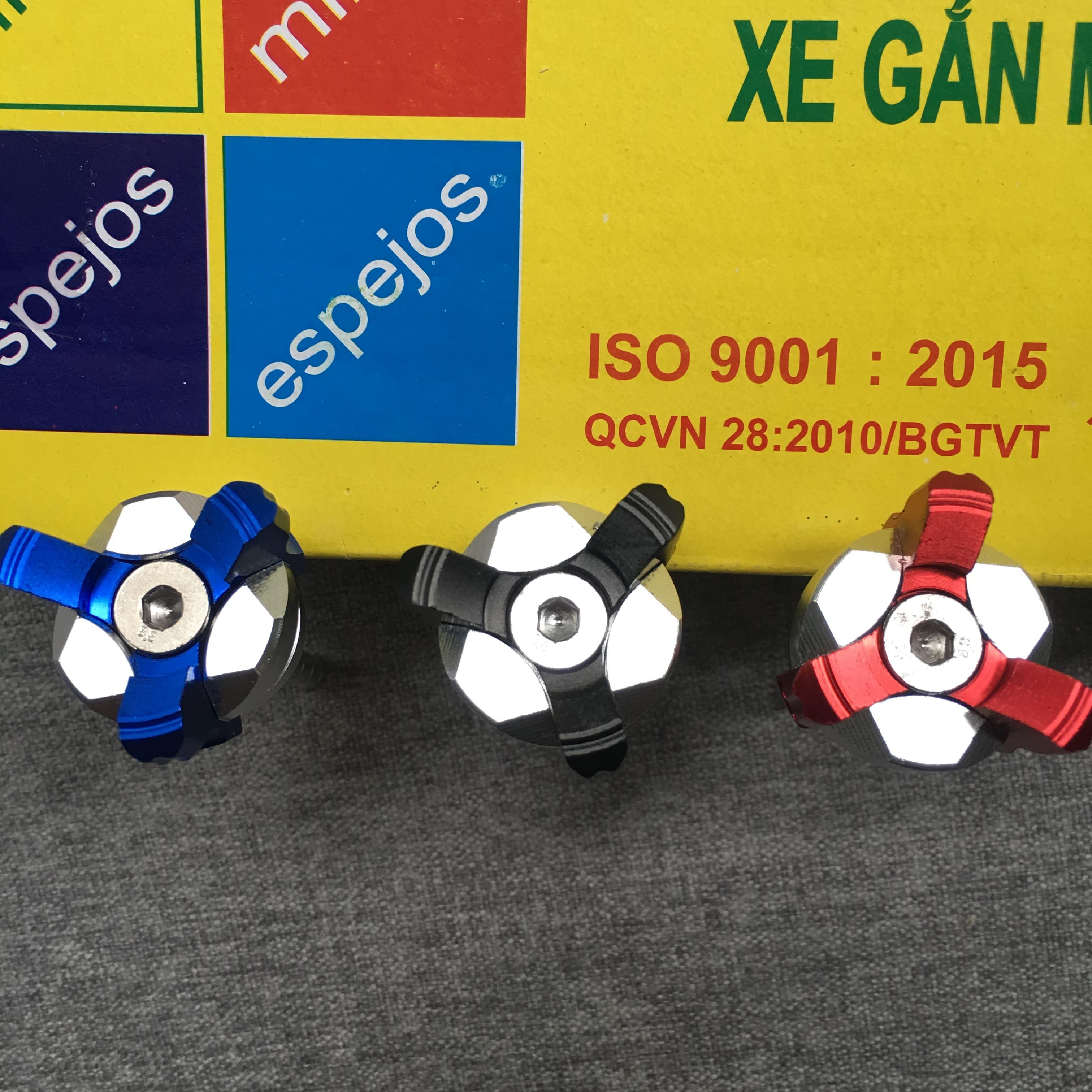 [NHỚ THĂM EM CHIỀU THỨ 7] TI THĂM NHỚT XE MÁY KIỂU 3 CẠNH  CAO CẤP (MÀU XANH DƯƠNG)
